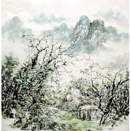 Chinese Landscape Painting - CNAG015295