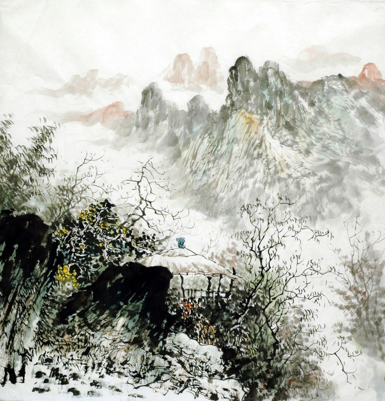 Chinese Landscape Painting - CNAG015296