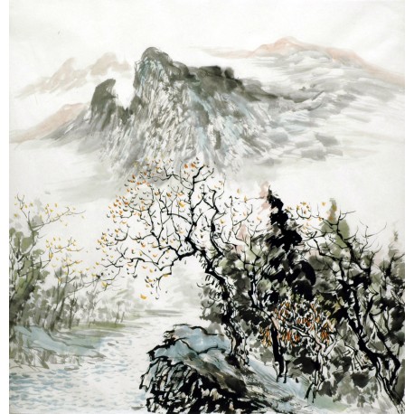Chinese Landscape Painting - CNAG015299