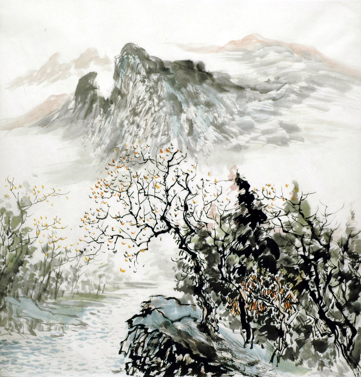 Chinese Landscape Painting - CNAG015299