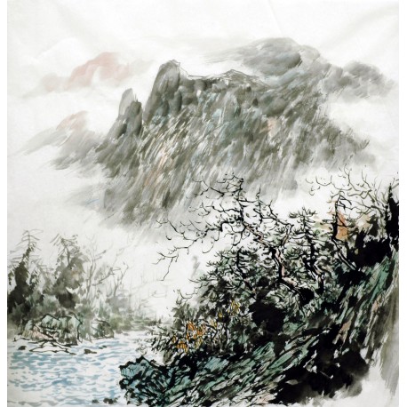 Chinese Landscape Painting - CNAG015301