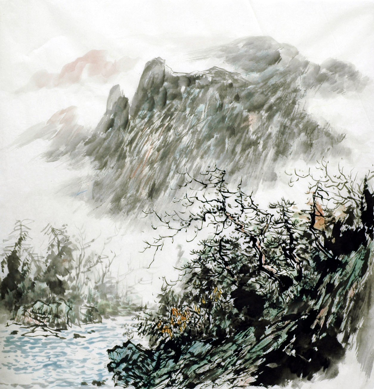Chinese Landscape Painting - CNAG015301