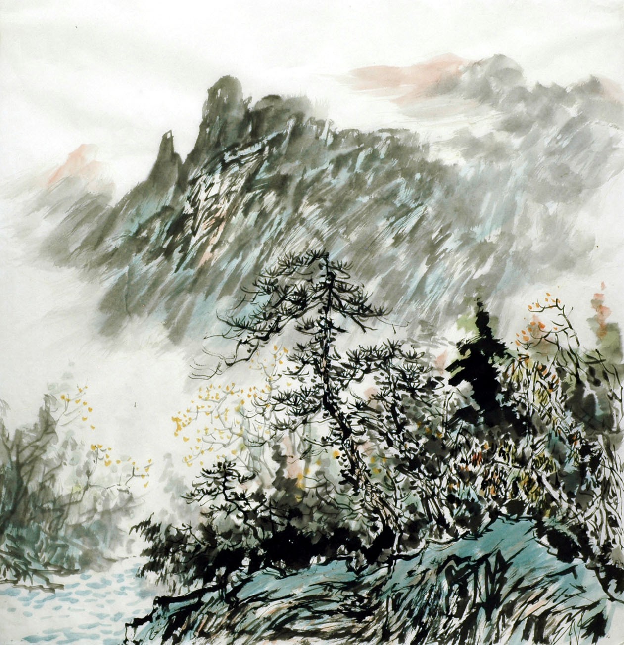 Chinese Landscape Painting - CNAG015302