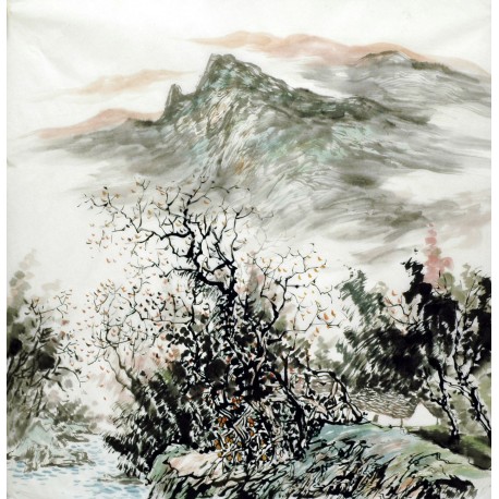Chinese Landscape Painting - CNAG015304
