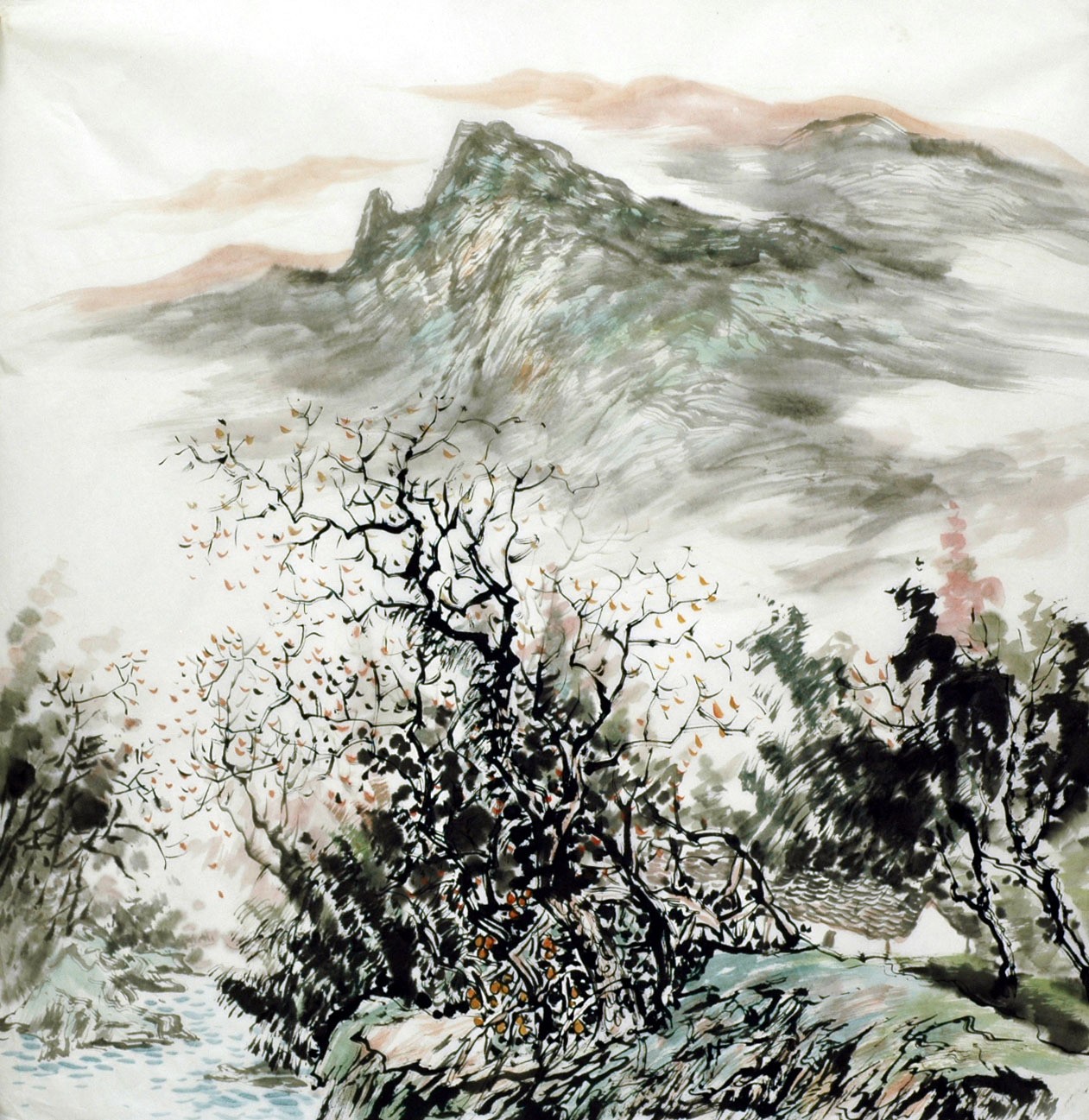 Chinese Landscape Painting - CNAG015304