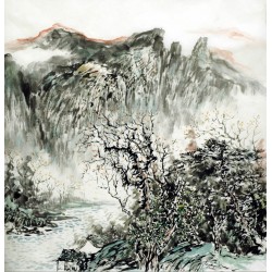 Chinese Landscape Painting - CNAG015305