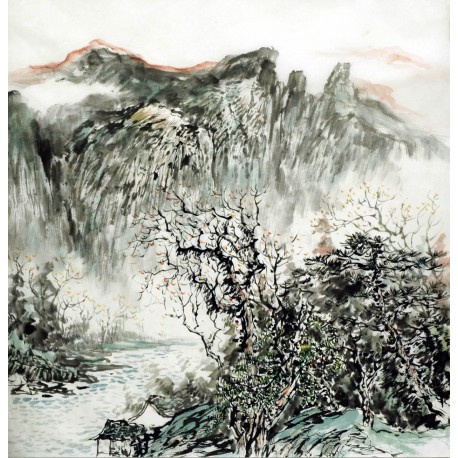 Chinese Landscape Painting - CNAG015305