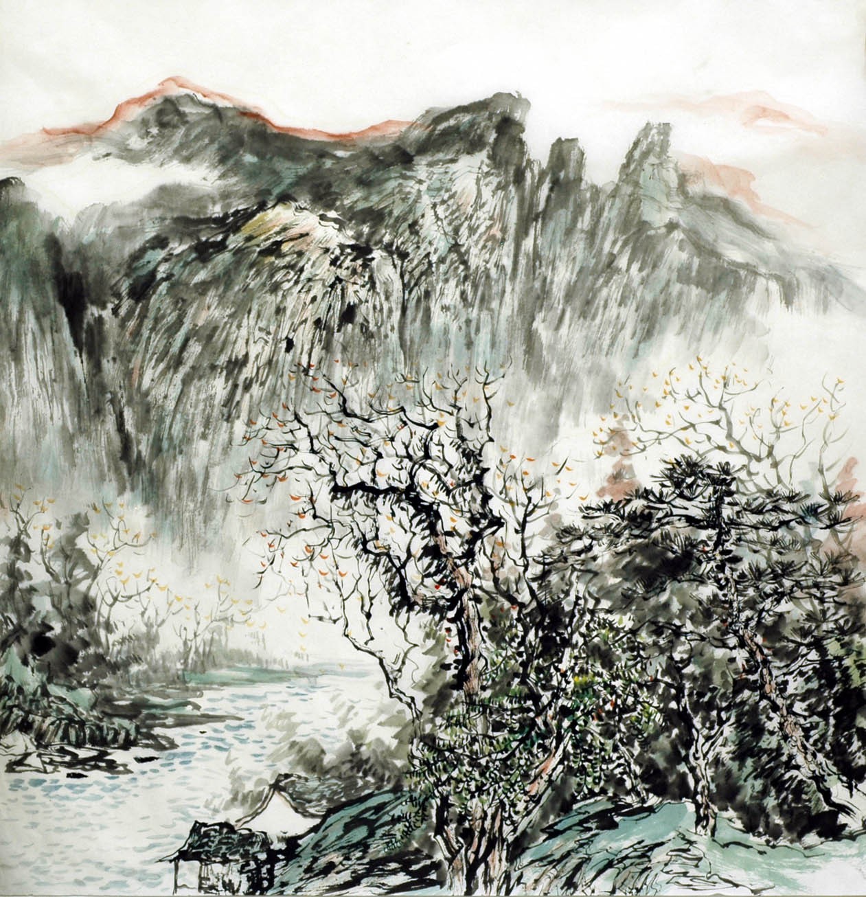 Chinese Landscape Painting - CNAG015305