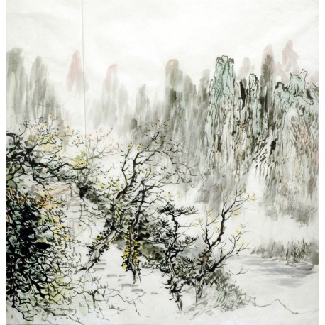 Chinese Landscape Painting - CNAG015306