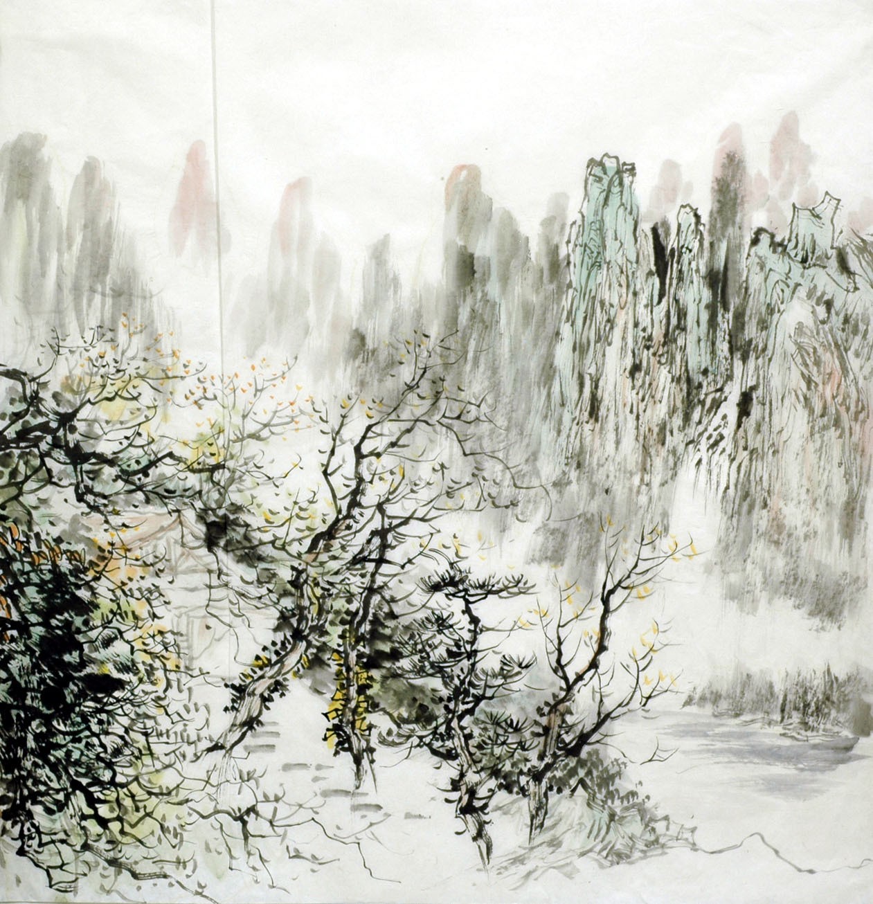 Chinese Landscape Painting - CNAG015306