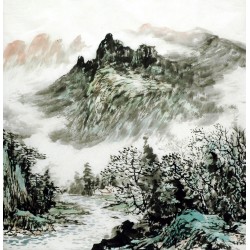 Chinese Landscape Painting - CNAG015308
