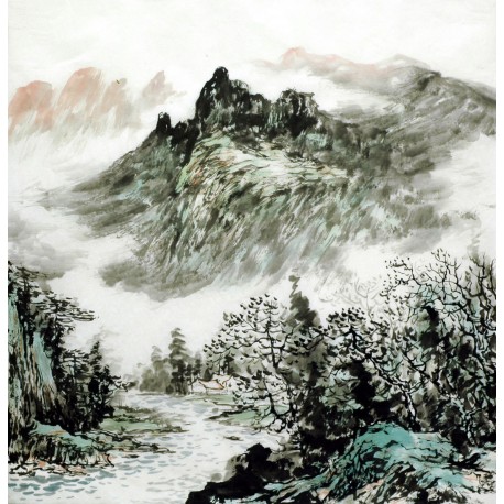 Chinese Landscape Painting - CNAG015308