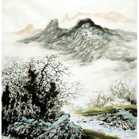 Chinese Landscape Painting - CNAG015309