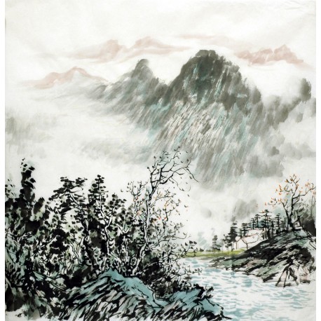 Chinese Landscape Painting - CNAG015310