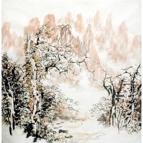 Chinese Landscape Painting - CNAG015311