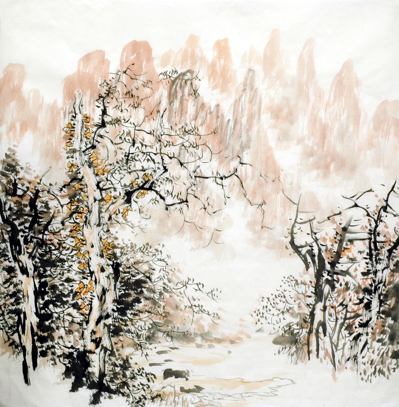 Chinese Landscape Painting - CNAG015311