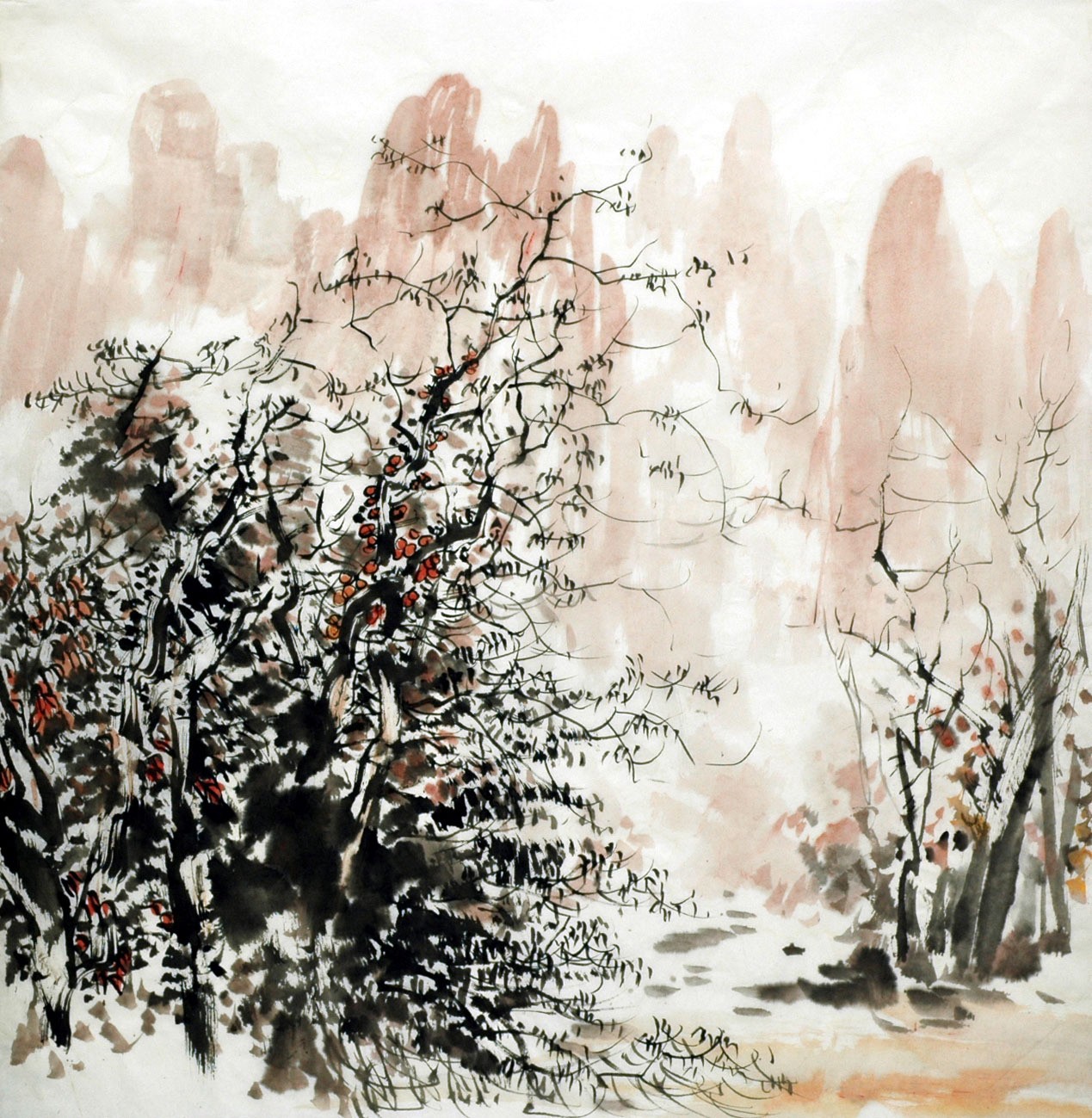 Chinese Landscape Painting - CNAG015312