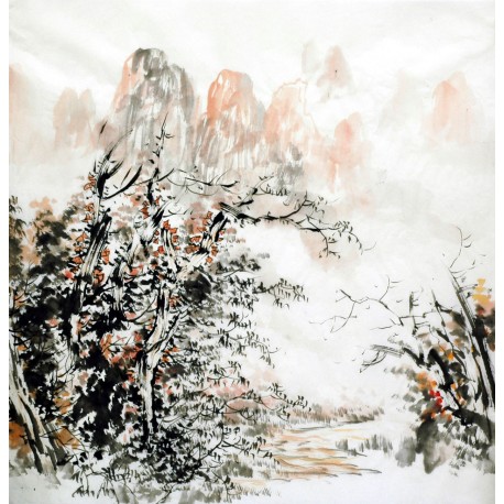 Chinese Landscape Painting - CNAG015313