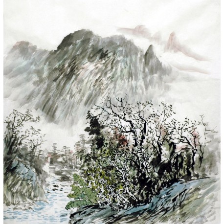 Chinese Landscape Painting - CNAG015316