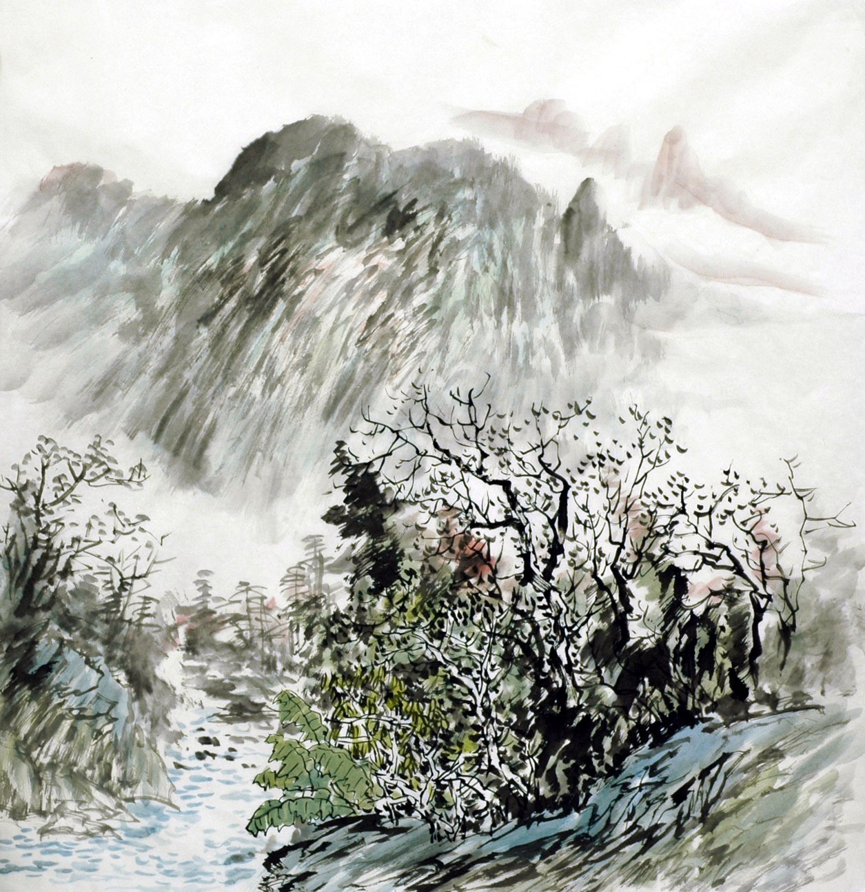 Chinese Landscape Painting - CNAG015316