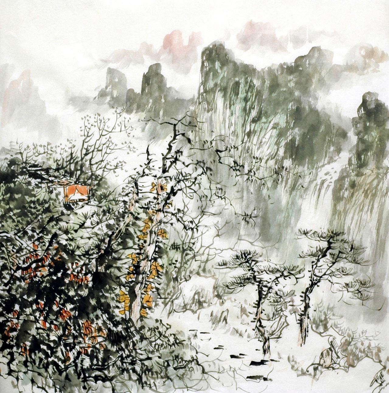 Chinese Landscape Painting - CNAG015318
