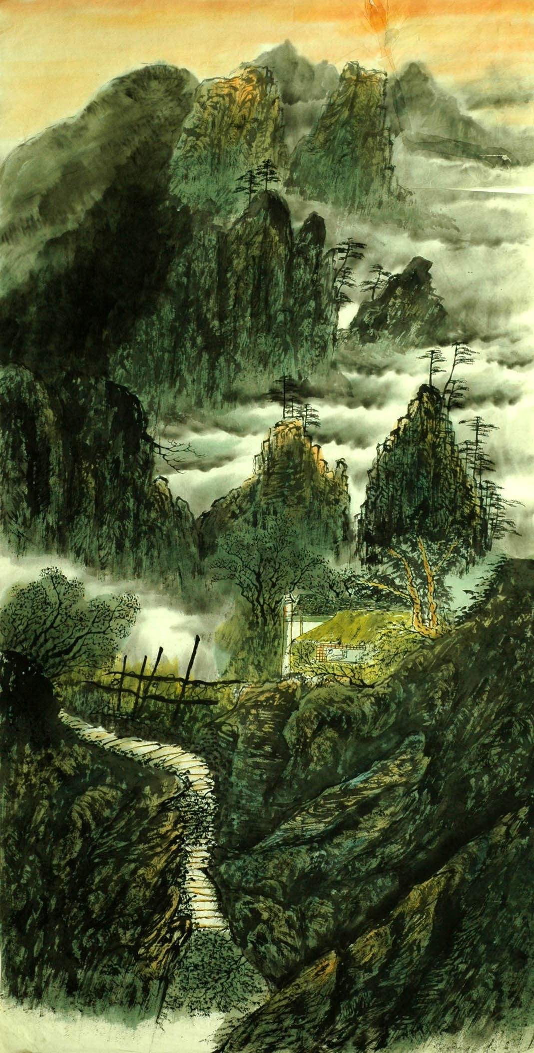 Chinese Landscape Painting - CNAG015320