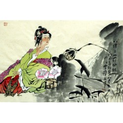 Chinese Figure Painting - CNAG015327