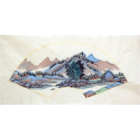 Chinese Landscape Painting - CNAG015336
