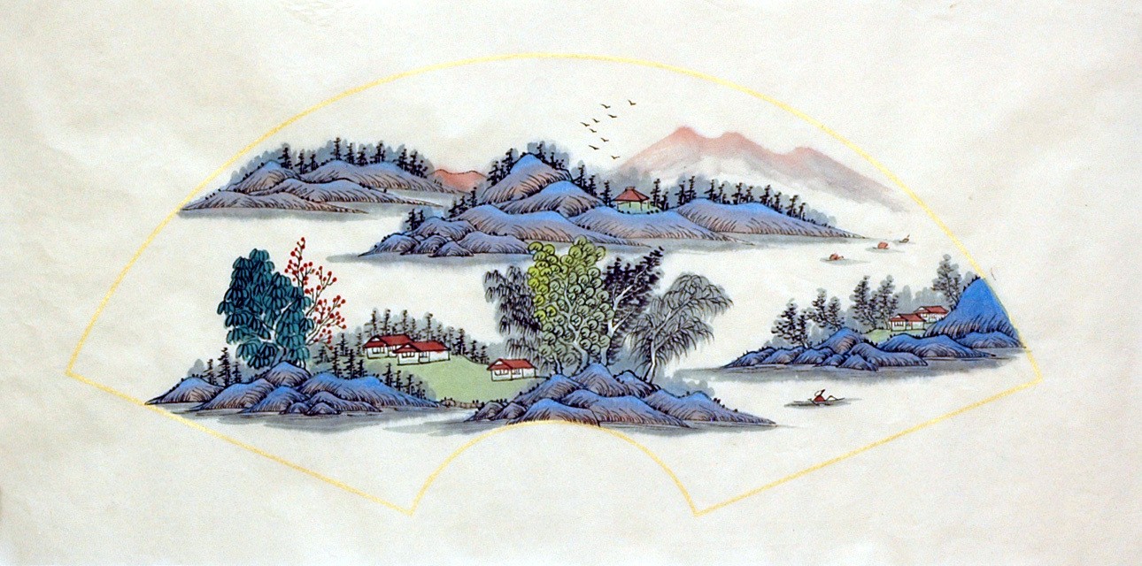 Chinese Landscape Painting - CNAG015341