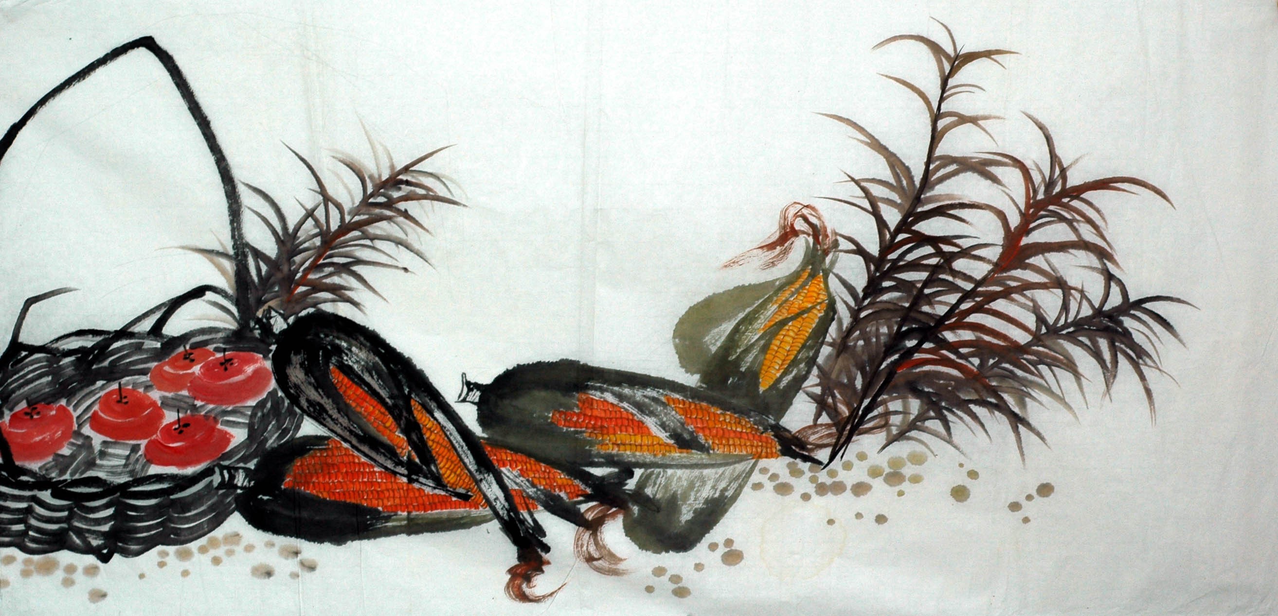 Chinese Flowers&Trees Painting - CNAG015384