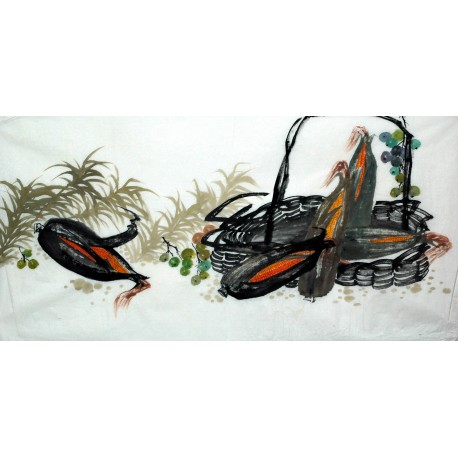 Chinese Flowers&Trees Painting - CNAG015386