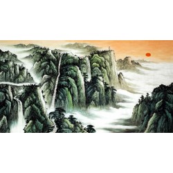 Chinese Pine Painting - CNAG015392