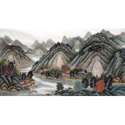 Chinese Landscape Painting - CNAG015393