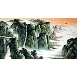 Chinese Pine Painting - CNAG015394