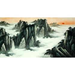Chinese Pine Painting - CNAG015396