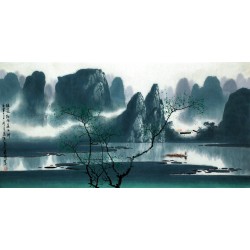 Chinese Aquarene Painting - CNAG015398