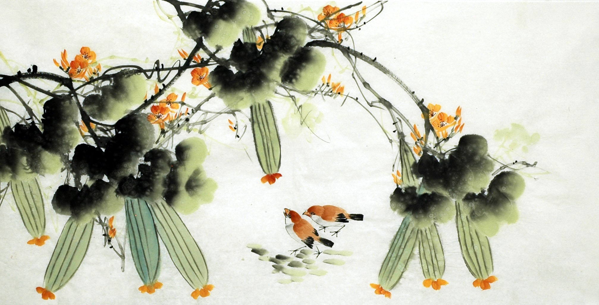 Chinese Flowers&Trees Painting - CNAG007005