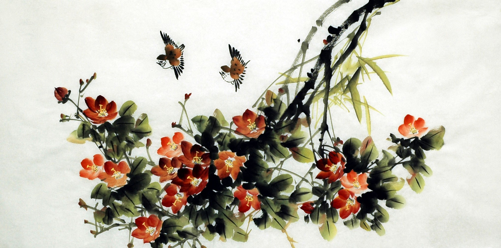 Chinese Flowers&Trees Painting - CNAG007007