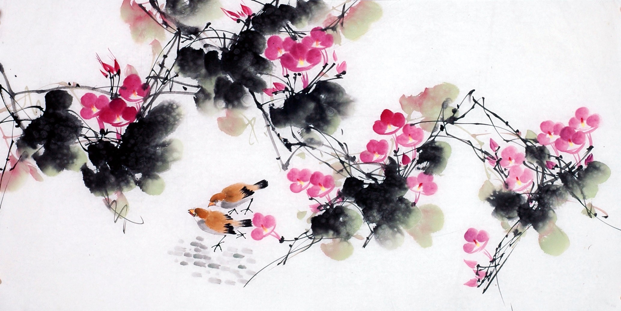 Chinese Flowers&Trees Painting - CNAG007008