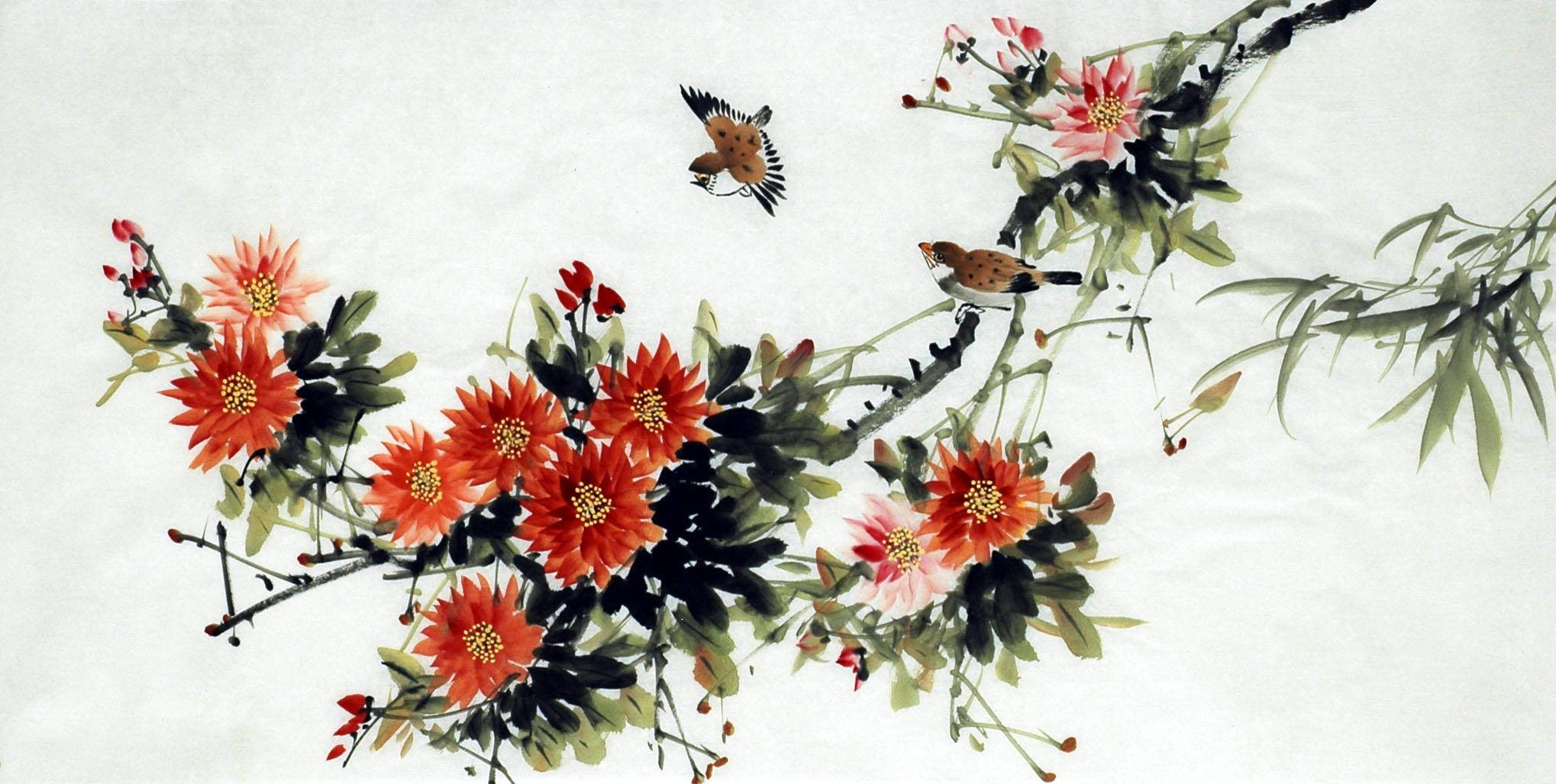 Chinese Flowers&Trees Painting - CNAG007010