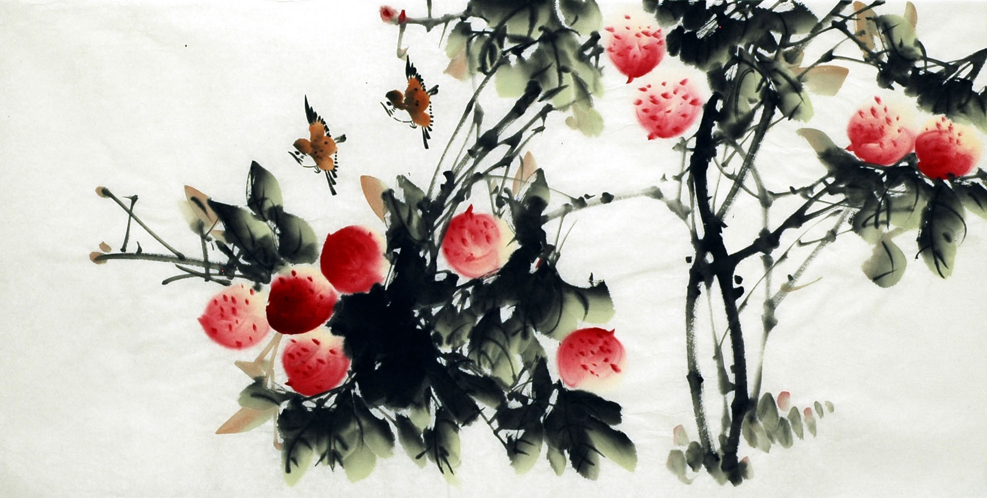Chinese Flowers&Trees Painting - CNAG007011