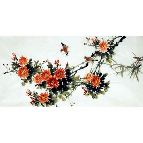 Chinese Flowers&Trees Painting - CNAG007017