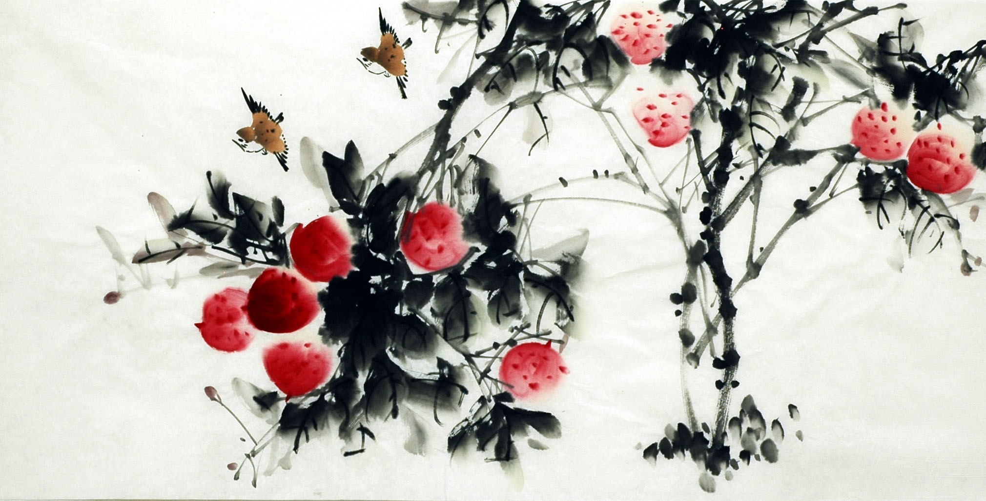 Chinese Flowers&Trees Painting - CNAG007021