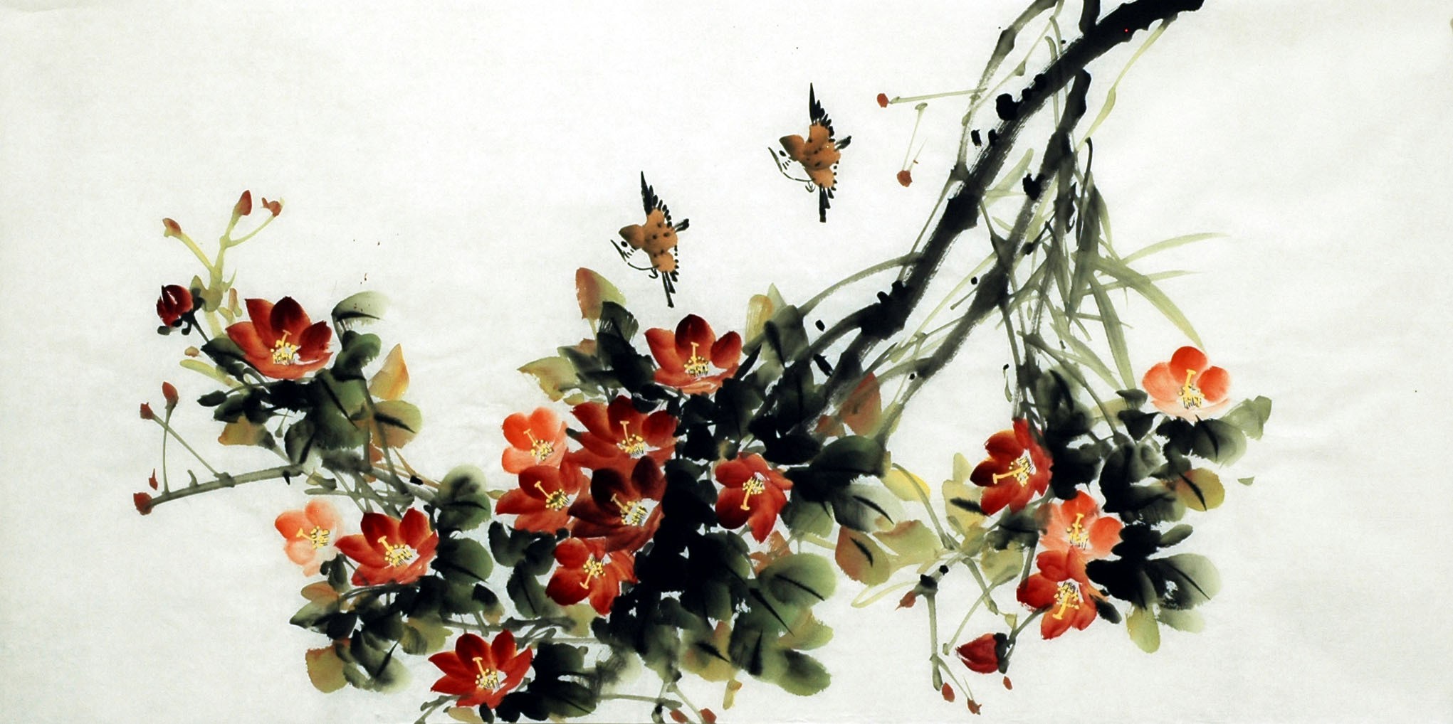 Chinese Flowers&Trees Painting - CNAG007022