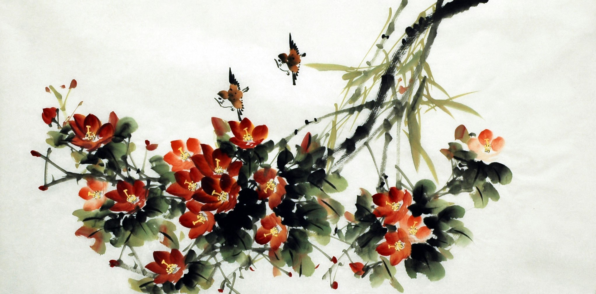 Chinese Flowers&Trees Painting - CNAG007023
