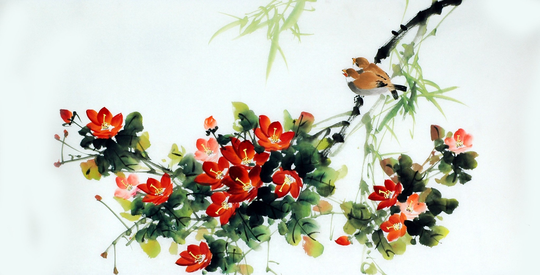 Chinese Flowers&Trees Painting - CNAG007026