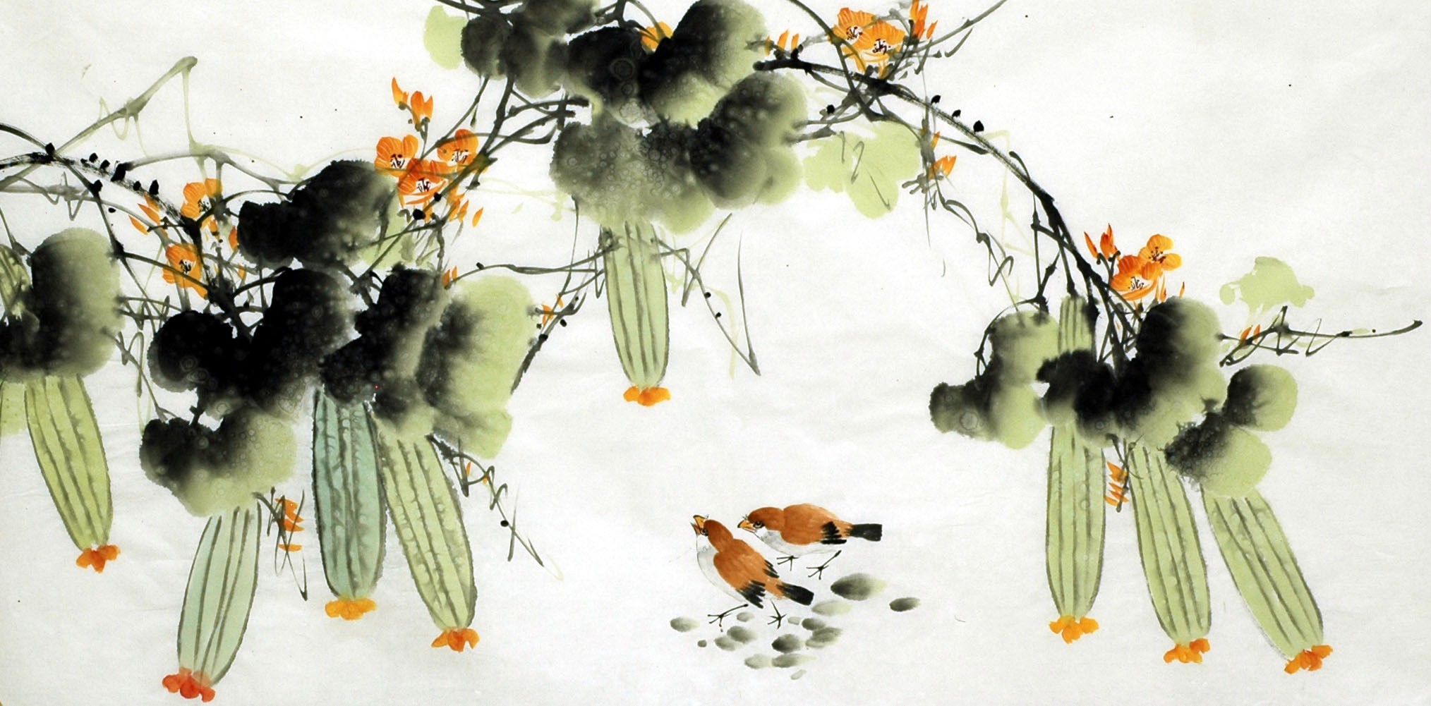 Chinese Flowers&Trees Painting - CNAG007027