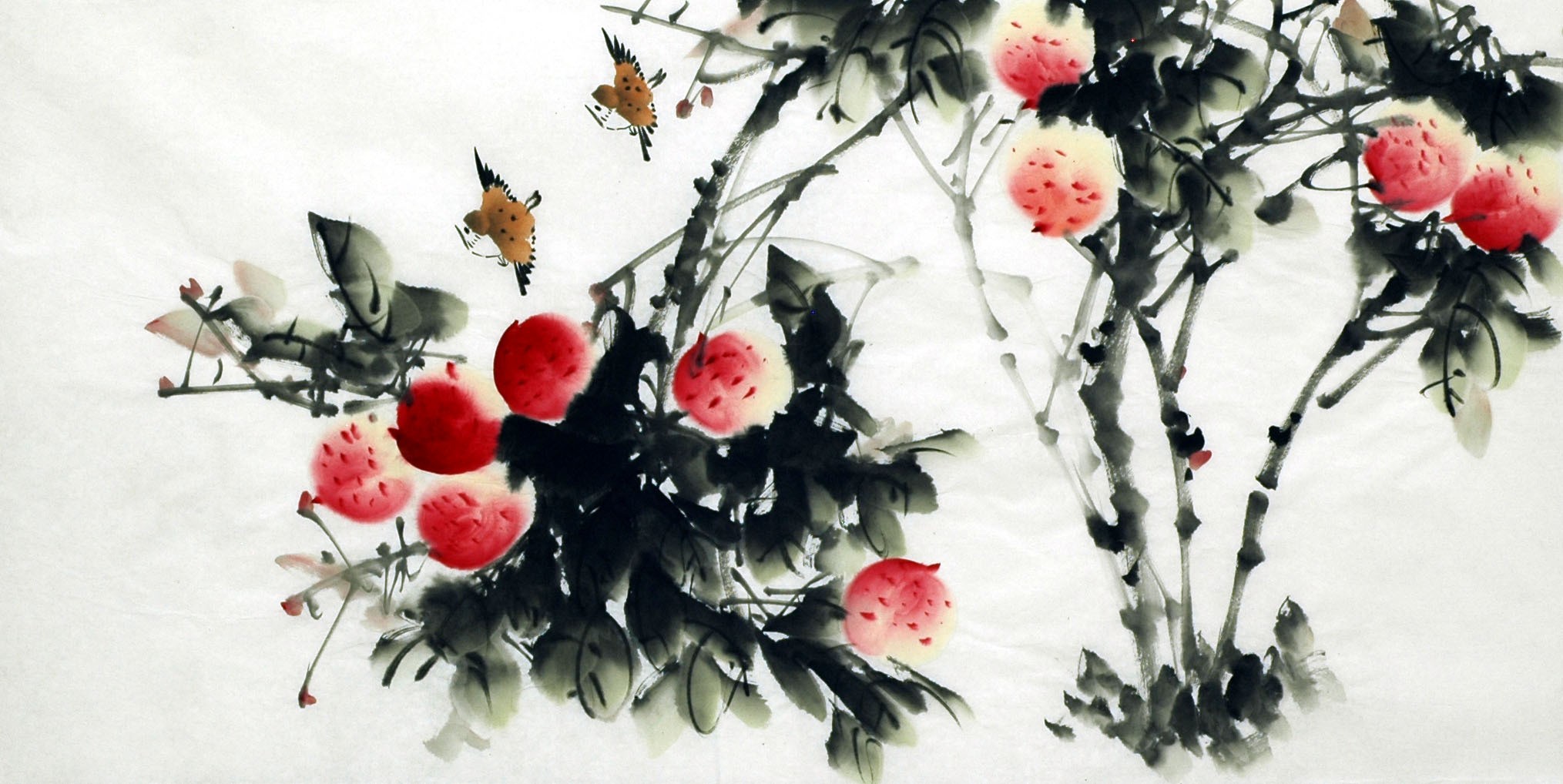 Chinese Flowers&Trees Painting - CNAG007029
