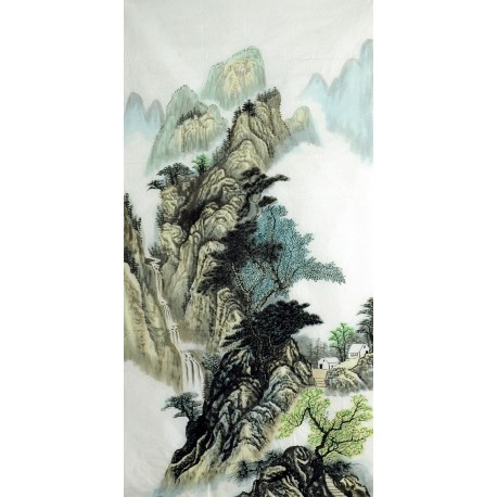 Chinese Landscape Painting - CNAG007032