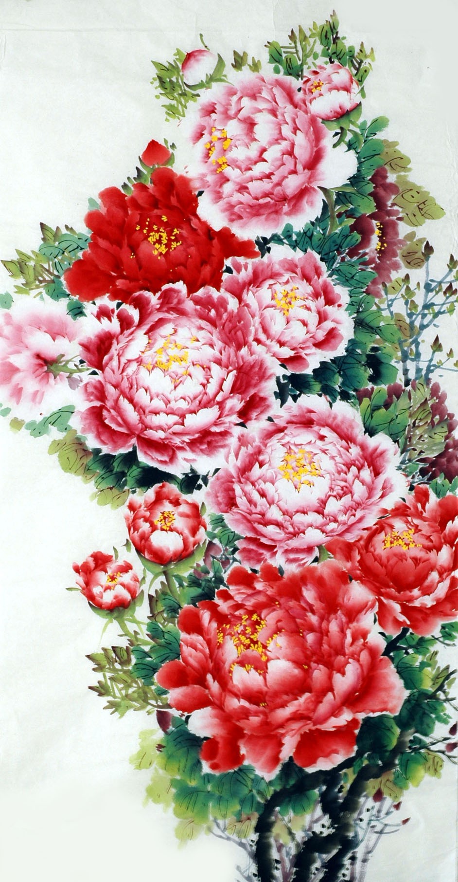 Chinese Peony Painting - CNAG007035